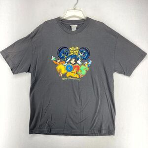 Walt Disney World Parks Vintage 2005 Gray Graphic Tshirt Mens Size‎ XL